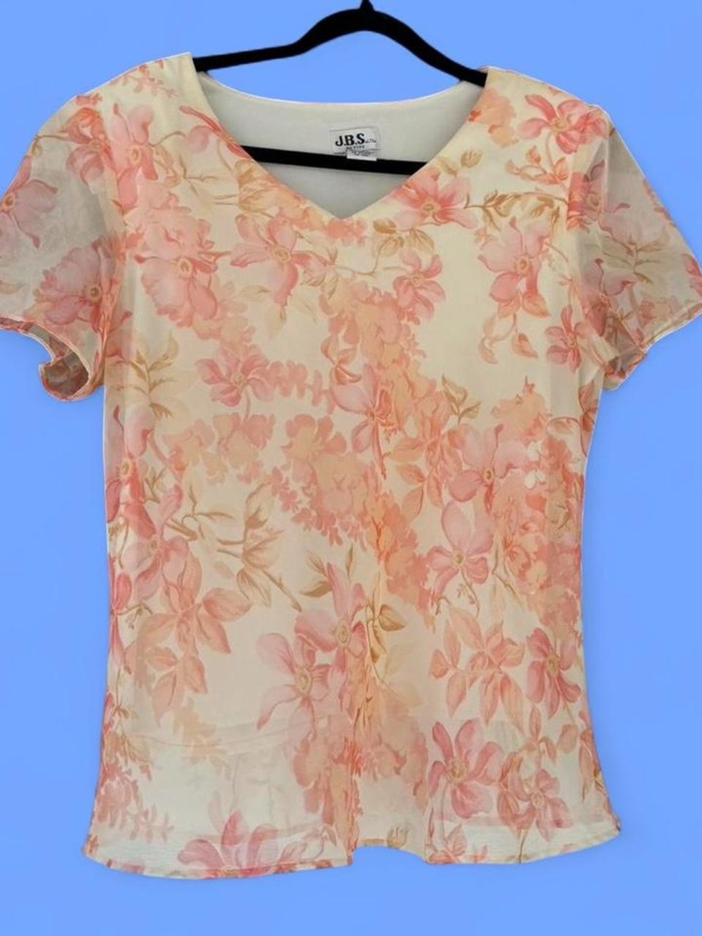 Vintage 90s floral blouse